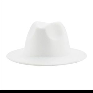 White brand new fedora in original packaging